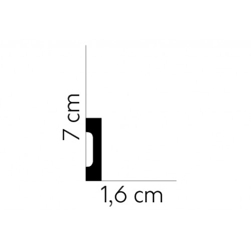 MARDOM Soklová podlahová lišta MD359 / 7 cm