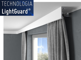 MARDOM Garnýžová krycí lišta QL026 / 9,8 cm i pro LED podsvícení